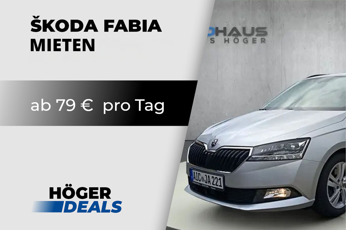 Škoda Fabia mieten