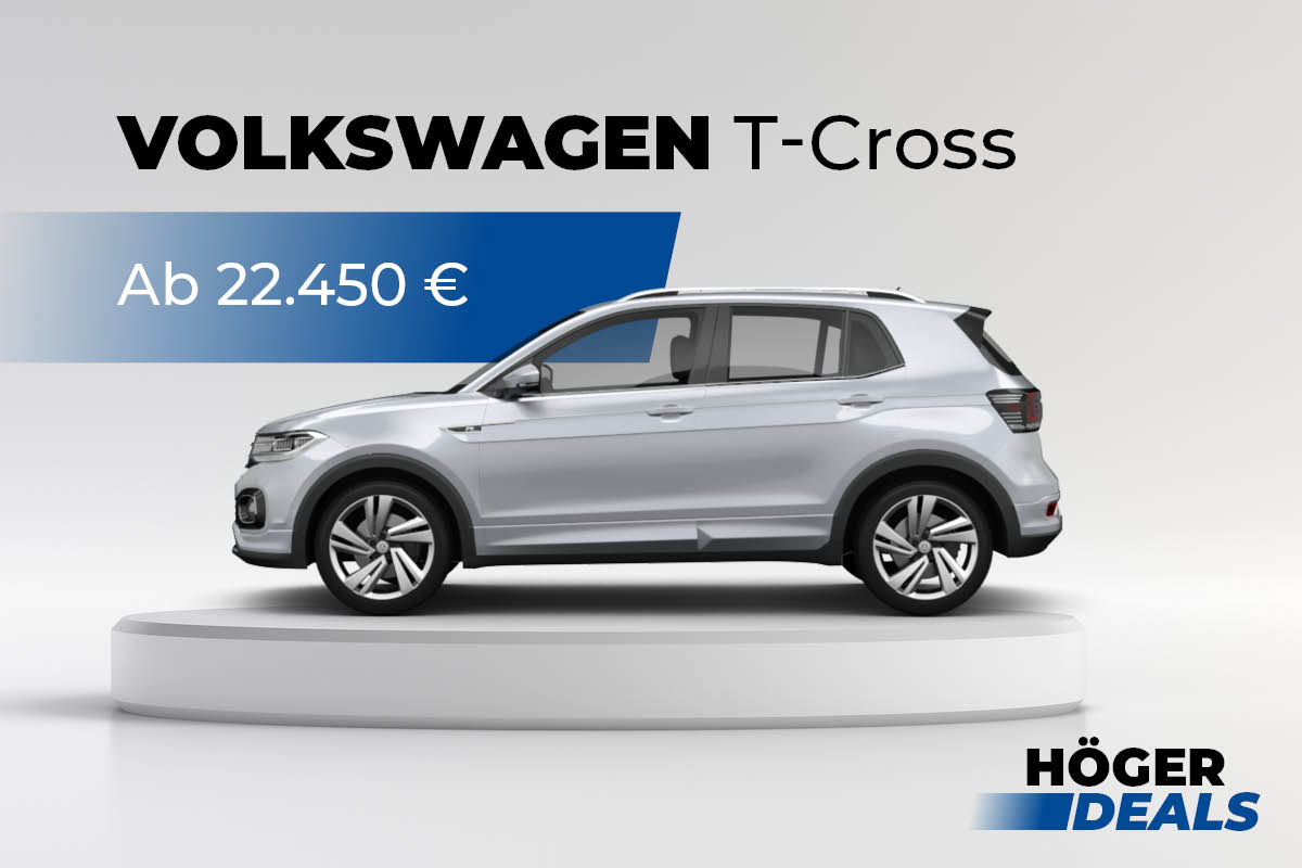 Der aufgerufene VW T-Cross Gebrauchtwagen ist leider nicht mehr im Angebot.