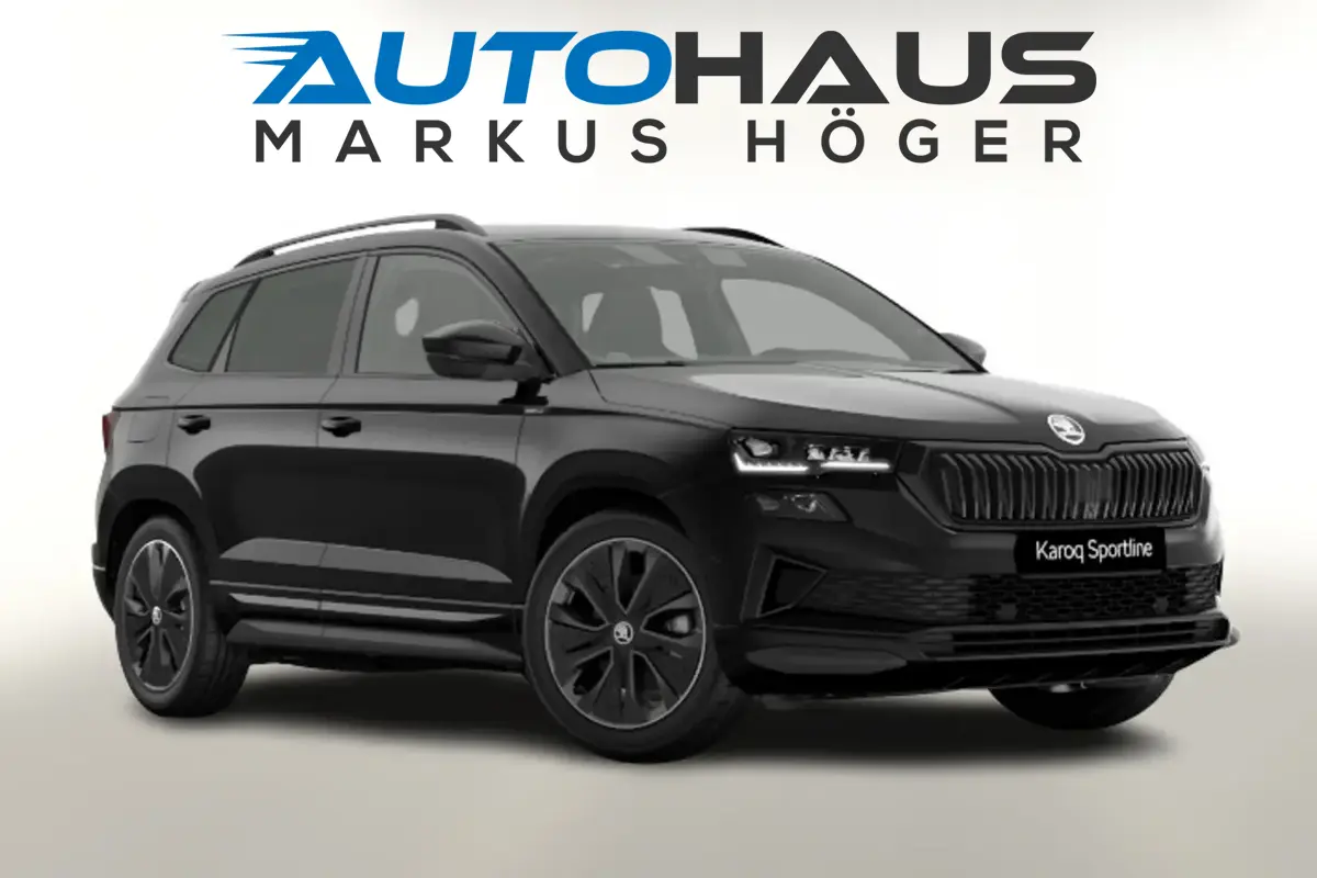 schwarzer Skoda Karoq